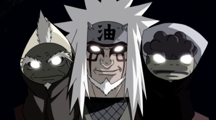 Naruto - Em qual episódio Jiraiya usa o Modo Sábio pela primeira vez?
