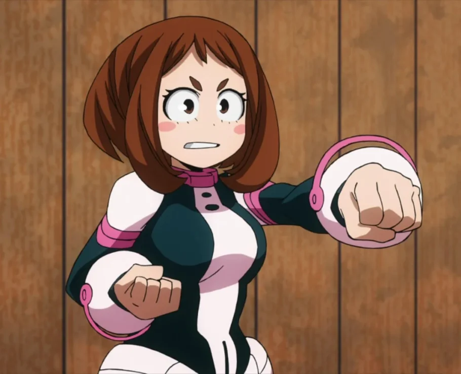 Modelo otterother fez um cosplay perfeito da Uraraka de My Hero Academia