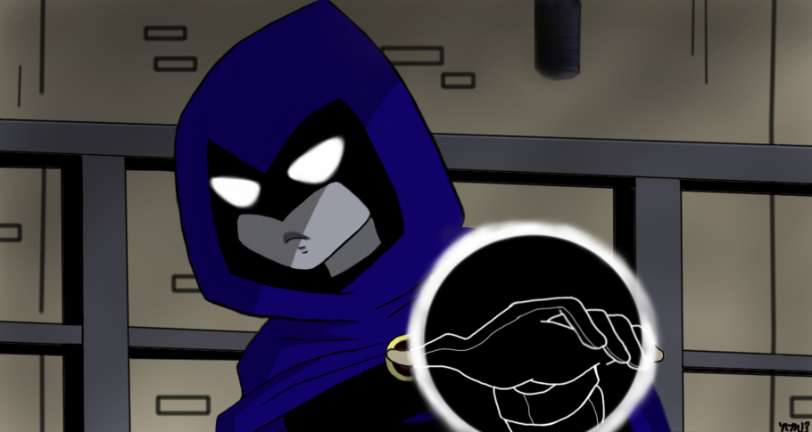 Raimerri traz com um lindo cosplay a Ravena de Jovens Titãs