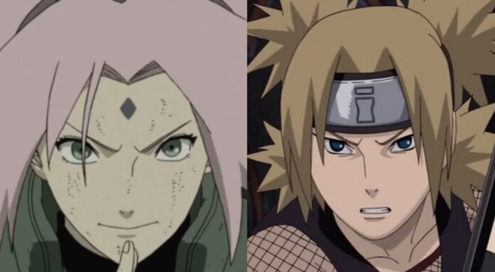 Naruto - Quem venceria uma luta entre Sakura e Temari