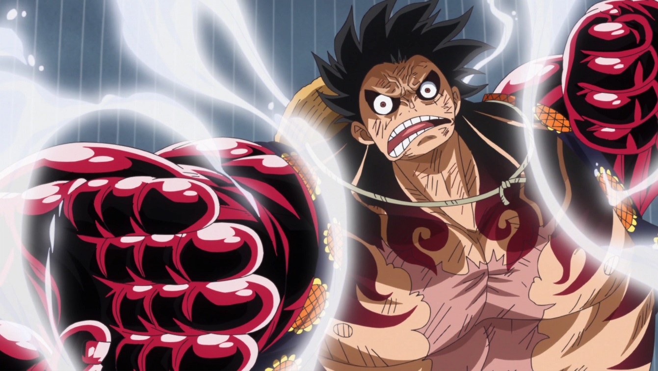 Em qual episódio de One Piece Luffy usa o Gear 4 pela primeira vez ...
