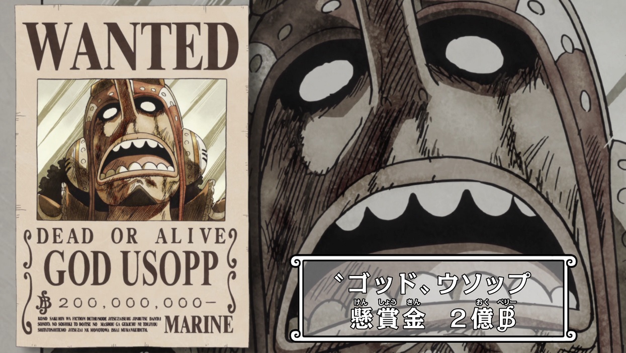 One Piece – Em qual episódio Usopp recebe sua segunda recompensa?