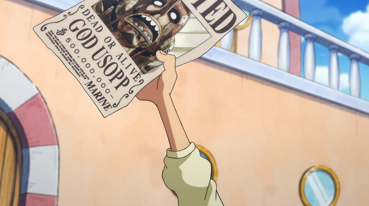 One Piece – Em qual episódio Usopp recebe sua terceira recompensa?