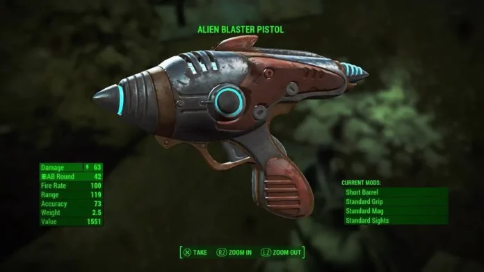Onde Encontrar a Pistola Alien Blaster em Fallout 4