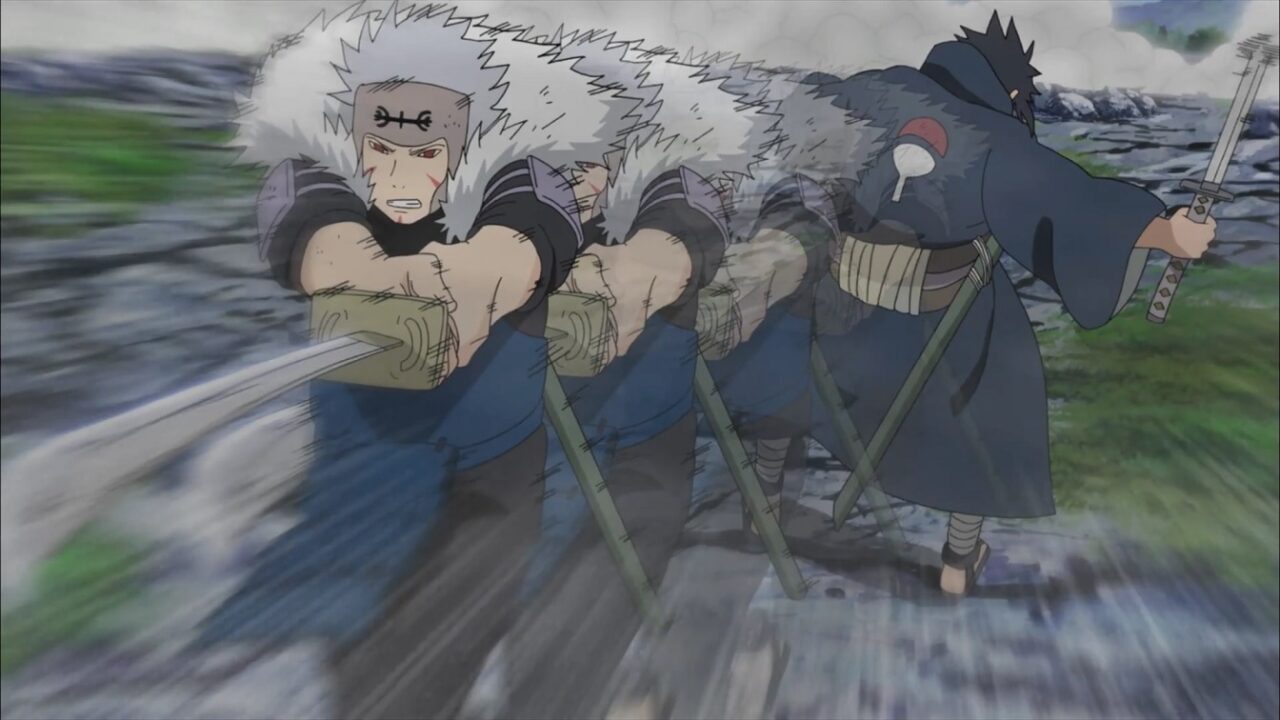 Em qual episódio de Naruto Izuna morre?