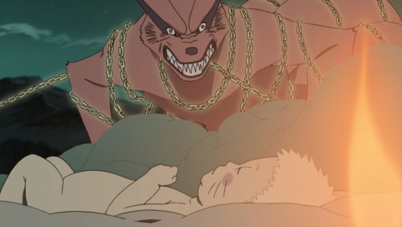 Em qual episódio Kurama é selada em Naruto?