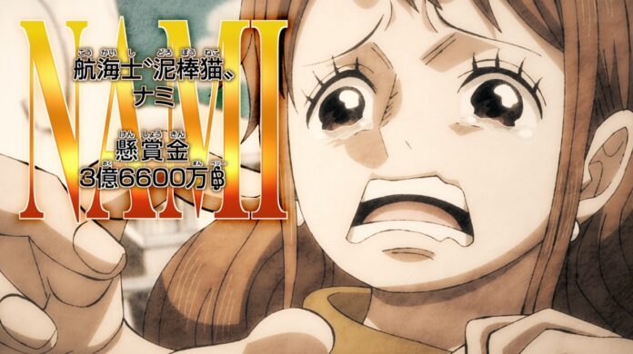 One Piece – Em qual episódio Nami recebe sua terceira recompensa?