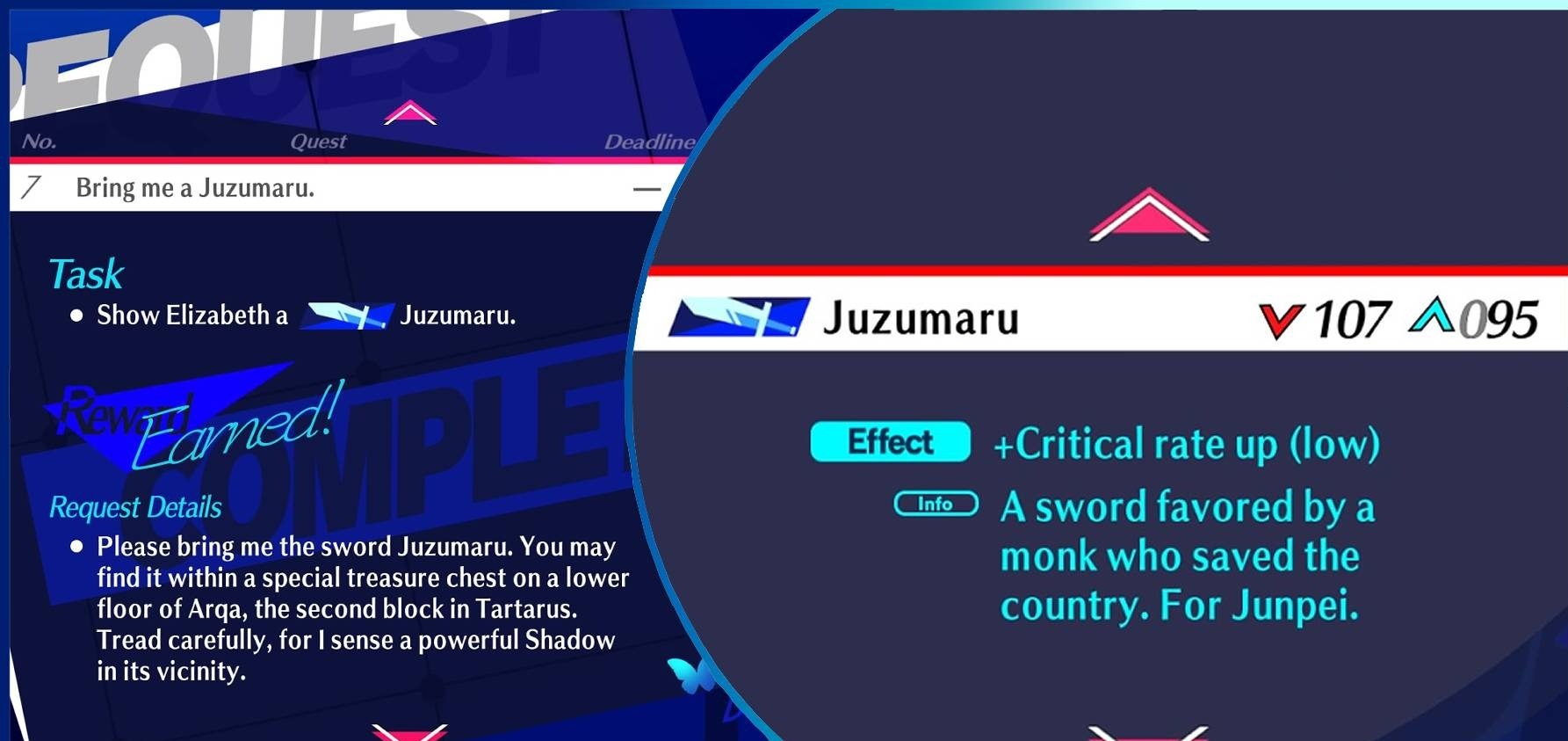 Persona 3 Reload - Como Conseguir o Juzumaru - Critical Hits