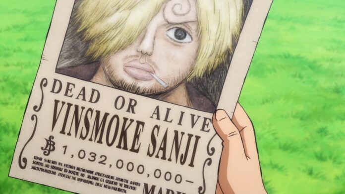One Piece - Todas as recompensas de Sanji