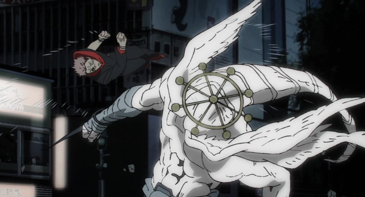 Em qual episódio de Jujutsu Kaisen Sukuna luta contra Mahoraga?