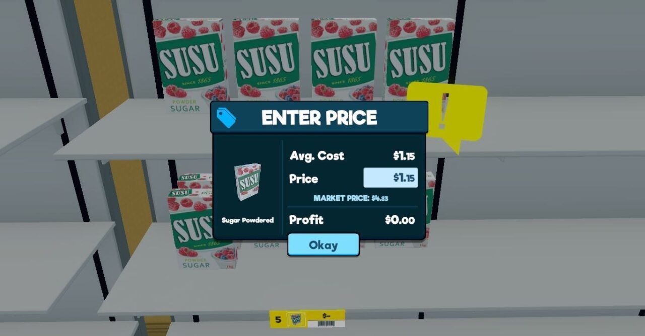 Supermarket Simulator - Como Definir Preços