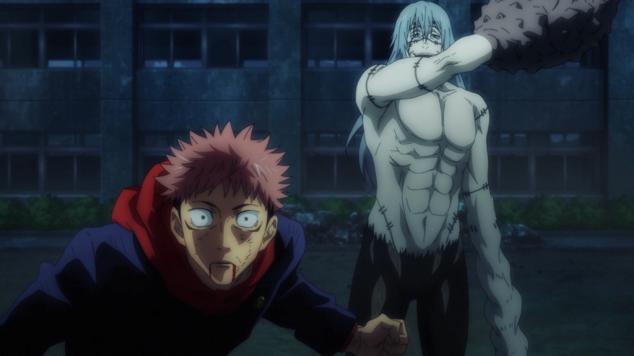 Em qual episódio de Jujutsu Kaisen Yuji luta contra Mahito pela primeira vez?