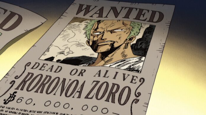 One Piece – Em qual episódio Zoro recebe sua primeira recompensa?