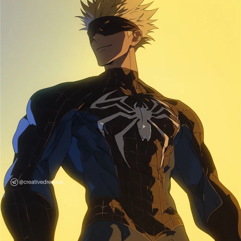 Veja como seriam diferentes personagens de anime como o Homem-Aranha