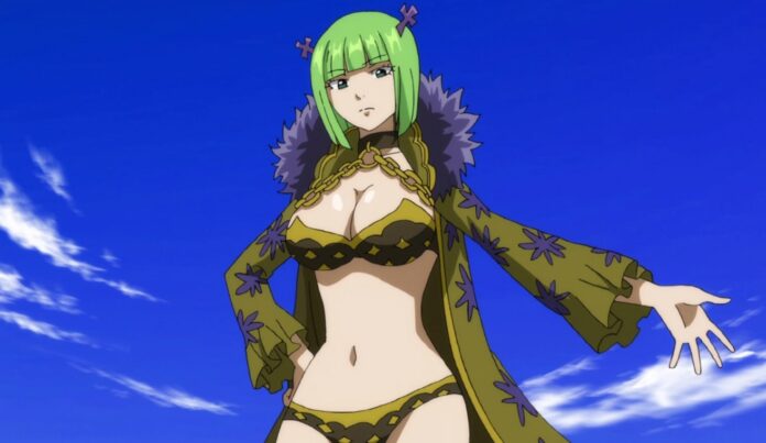 Em qual episódio de Fairy Tail Brandish encolhe uma ilha inteira?