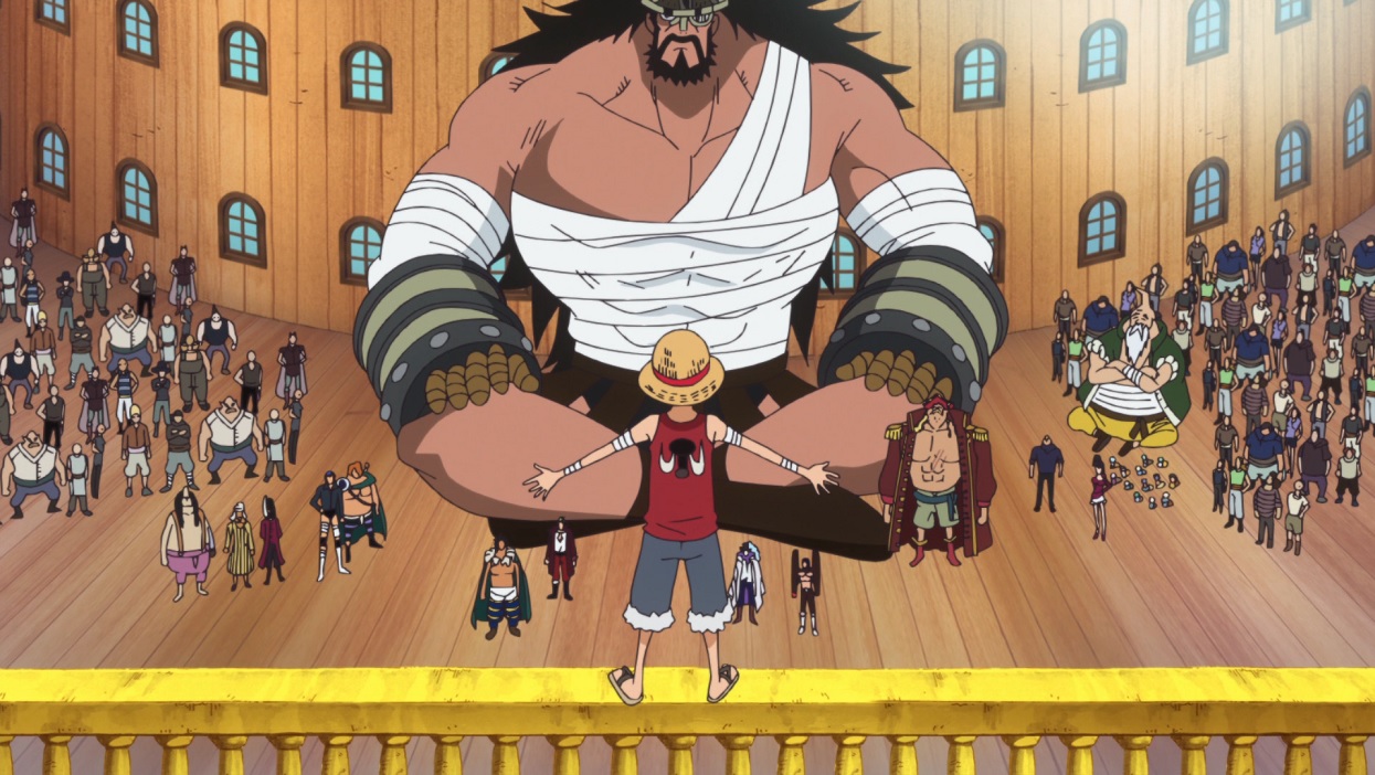 Em qual episódio de One Piece é criada a Grande Frota do Chapéu de Palha?