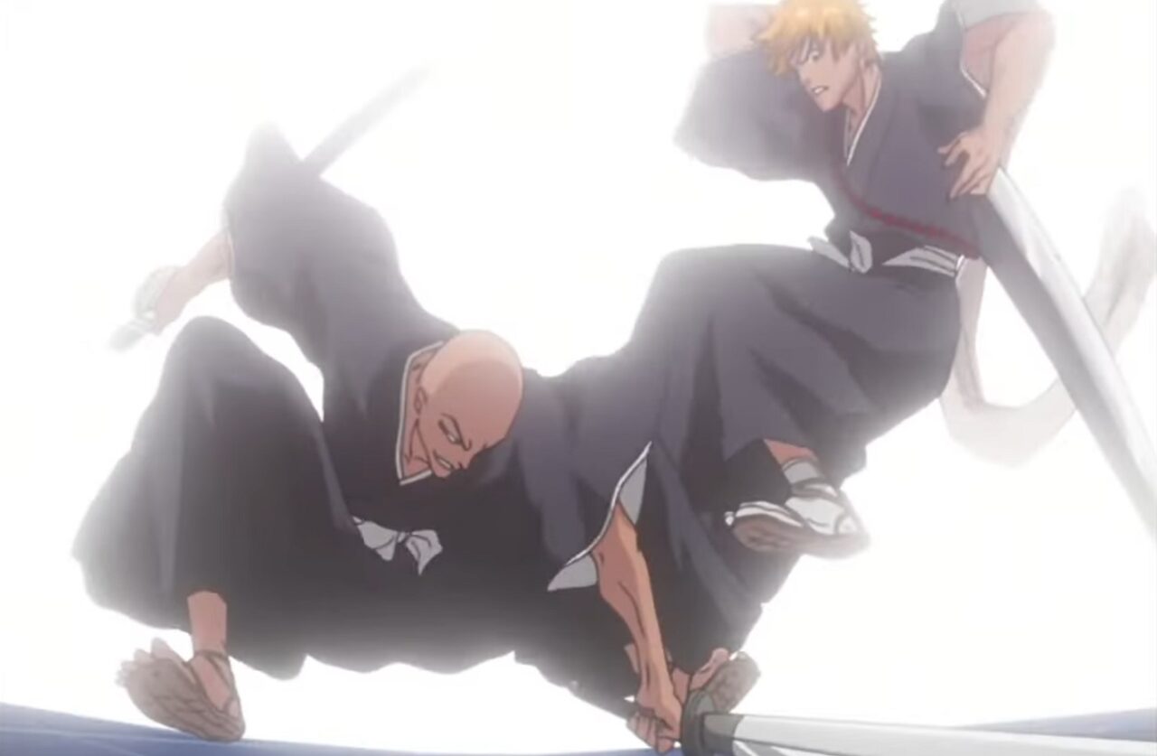 Em qual episódio de Bleach Ichigo luta contra Ikkaku?