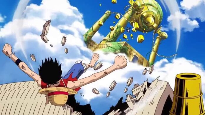 Em qual episódio de One Piece Luffy toca o Sino de Shandora?