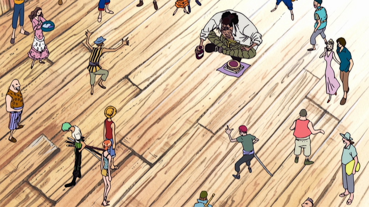 Em qual episódio de One Piece Barba Negra diz que “Os sonhos das pessoas não têm fim”?