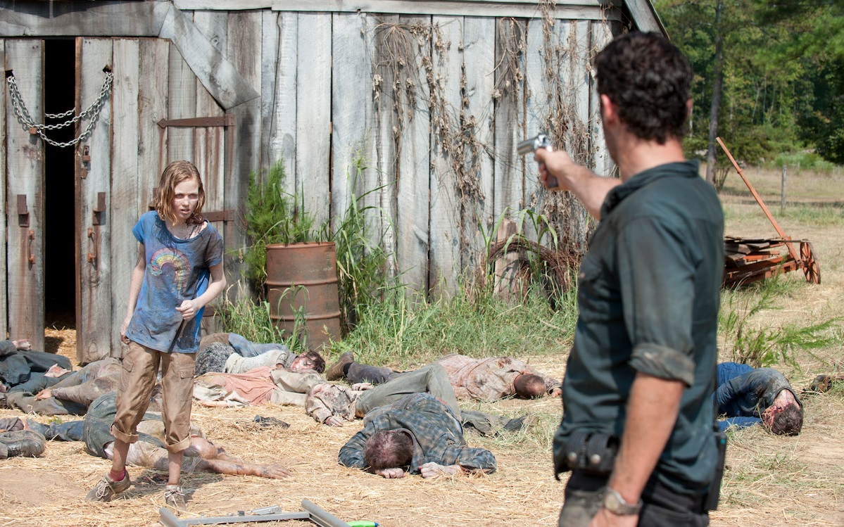 Em qual episódio de The Walking Dead Sophia é encontrada?