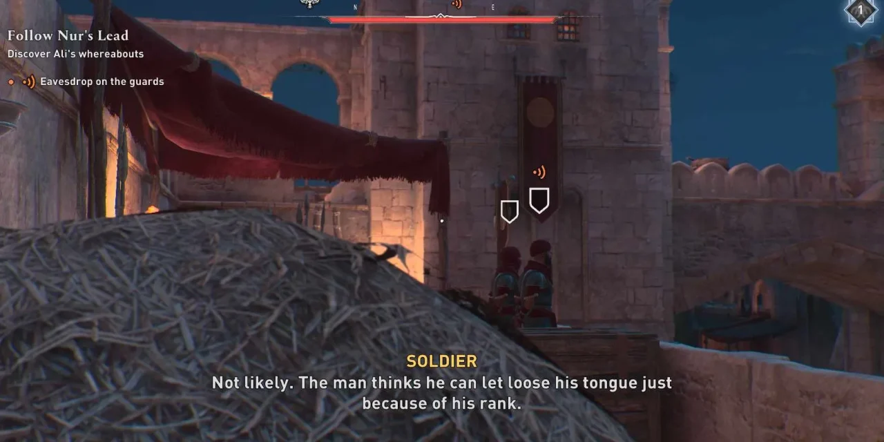 Como Ouvir Conversas em Assassin's Creed: Mirage