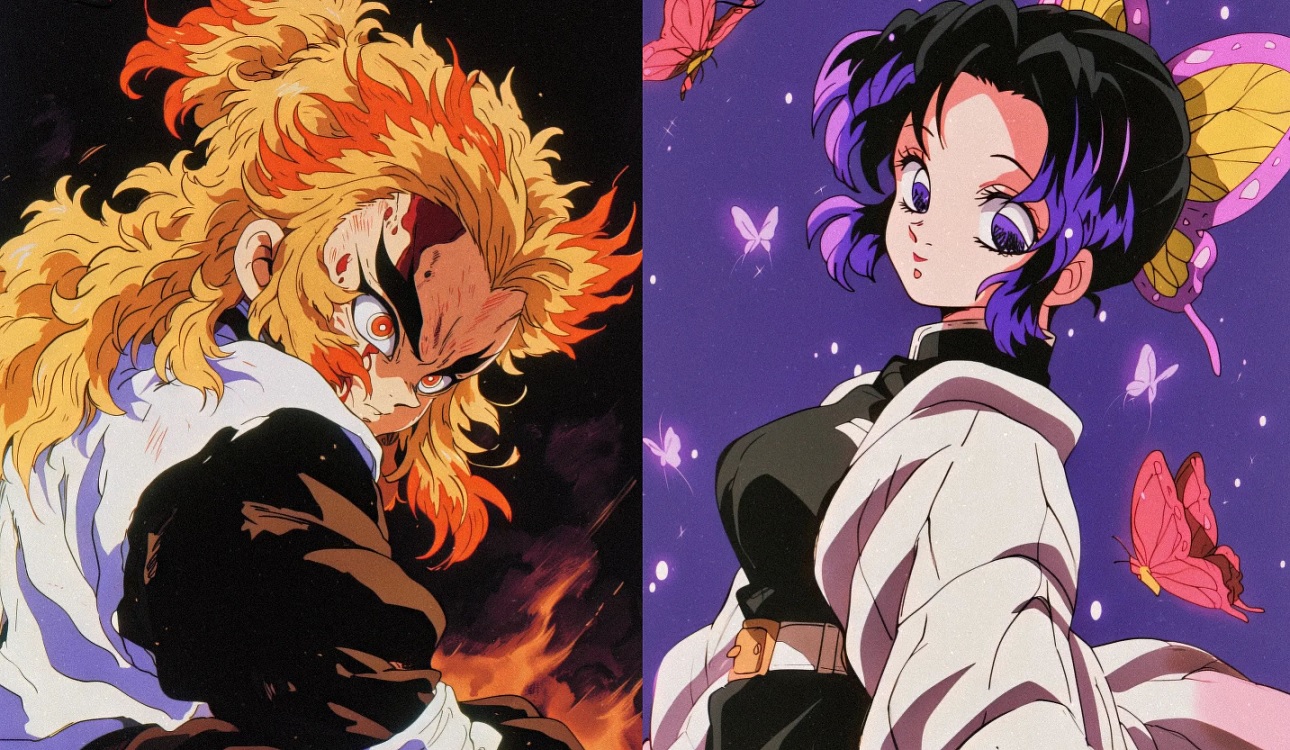 Veja como seria se Demon Slayer fosse um anime dos anos 90 - Critical Hits