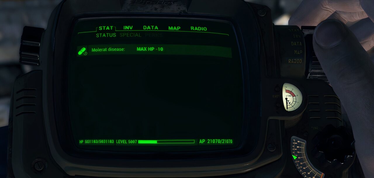 Como Curar a Doença do Rato-Toupeira em Fallout 4
