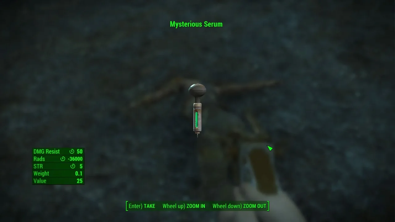 O Que Fazer com o Soro Misterioso em Fallout 4