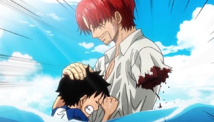 shanks1 Teoria de One Piece sugere que Luffy libertou Shanks no momento em que salvou sua vida