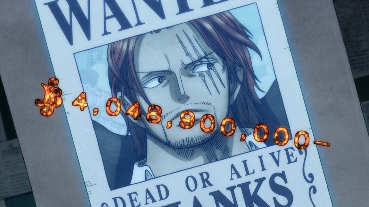 Todas as recompensas de Shanks em One Piece