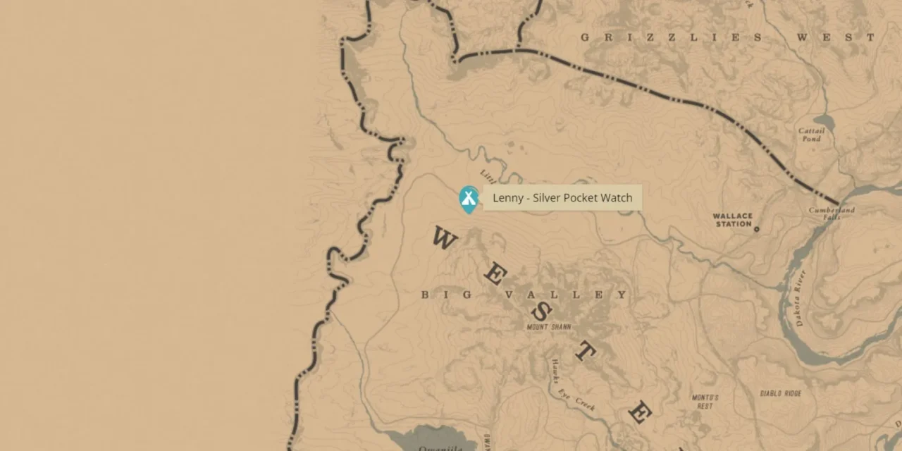 Onde Encontrar o Relógio de Bolso do Lenny em Red Dead Redemption 2