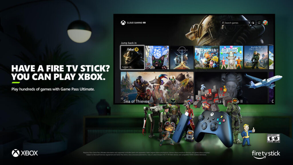 Os Jogos do Xbox estão chegando à Amazon Fire TV