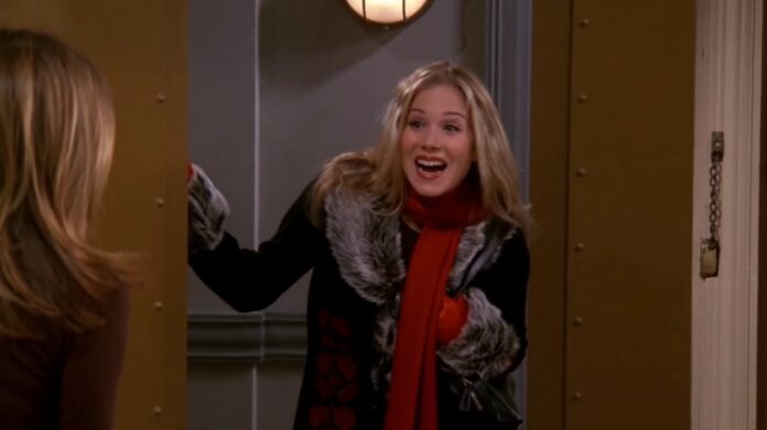 Em qual episódio Christina Applegate aparece em Friends?