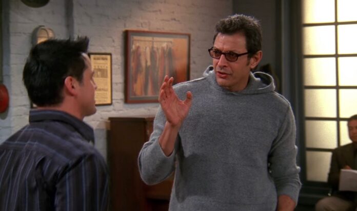 Em qual episódio Jeff Goldblum aparece em Friends?