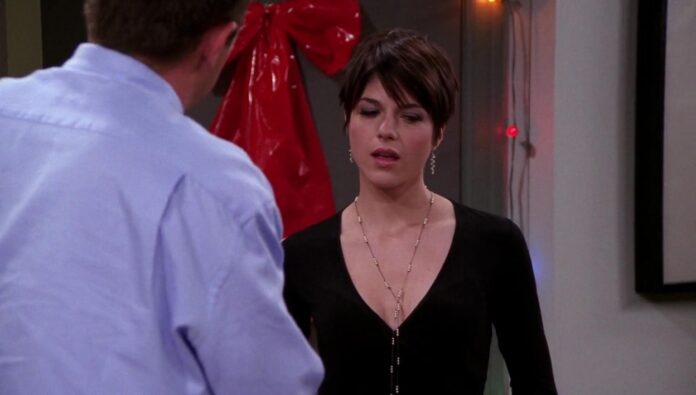 Em qual episódio Selma Blair aparece em Friends?