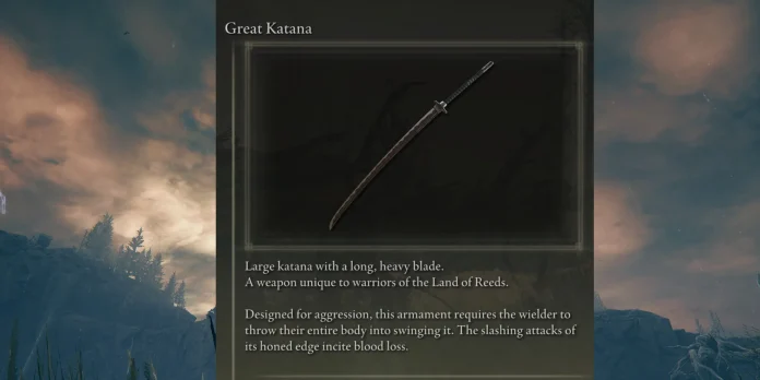 Como Conseguir a Katana Grande em Elden Ring: Shadow of the Erdtree