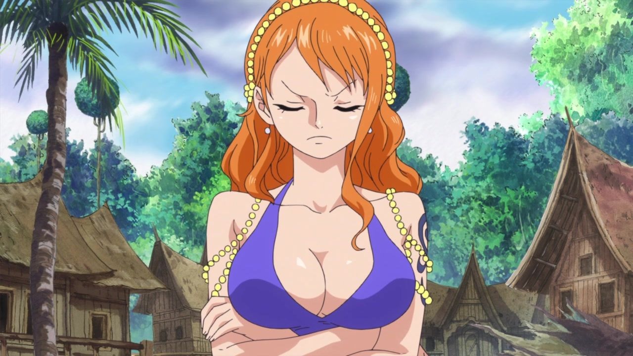 One Piece 1221 revela uma página colorida linda da Nami