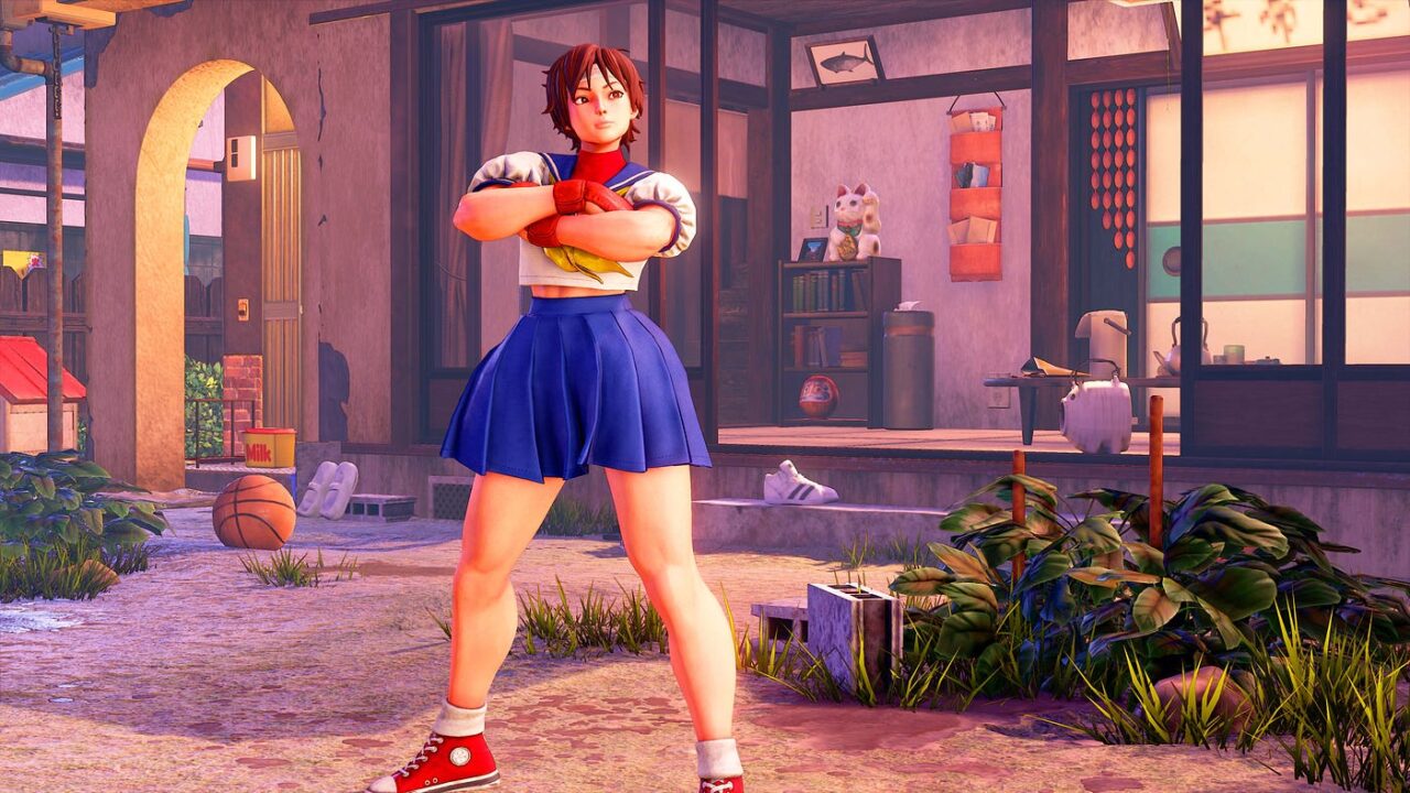 Modelo Louxxei fez um cosplay perfeito da Sakura de Street Fighter