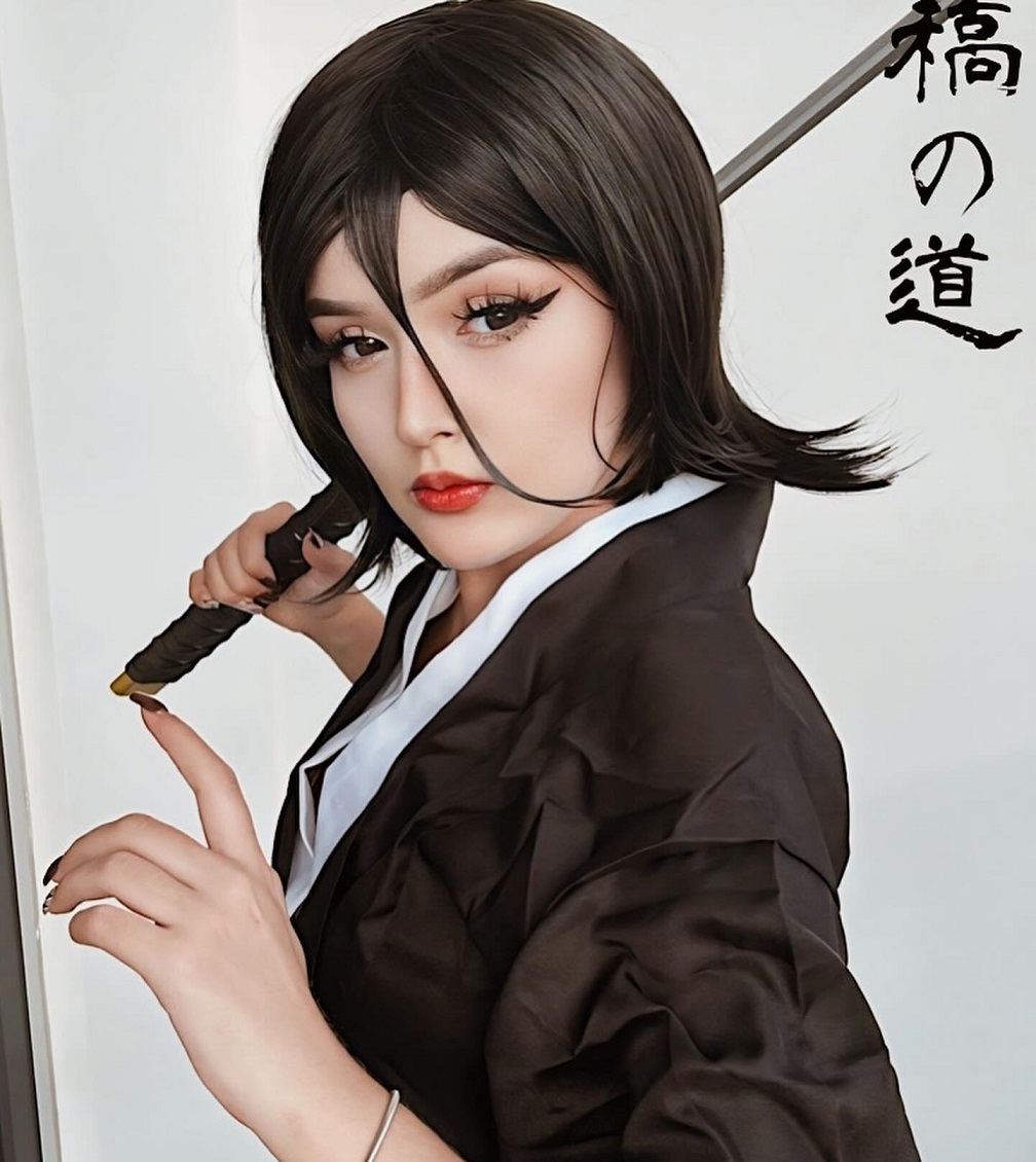 Brasileira Mizuleiso fez um encantador cosplay de Rukia de Bleach