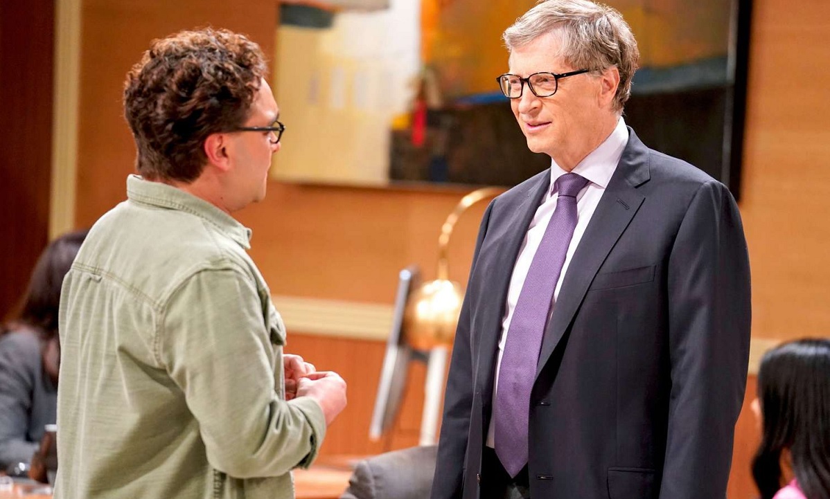 Em qual episódio Bill Gates aparece em The Big Bang Theory? 