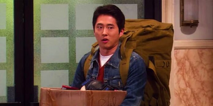 Em qual episódio Steven Yeun aparece em The Big Bang Theory?