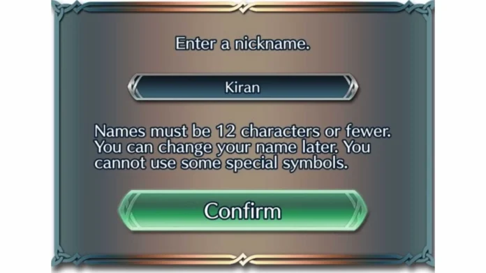 Como mudar seu nome em Fire Emblem Heroes