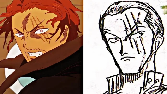 Oda revela o design original do Shanks de One Piece