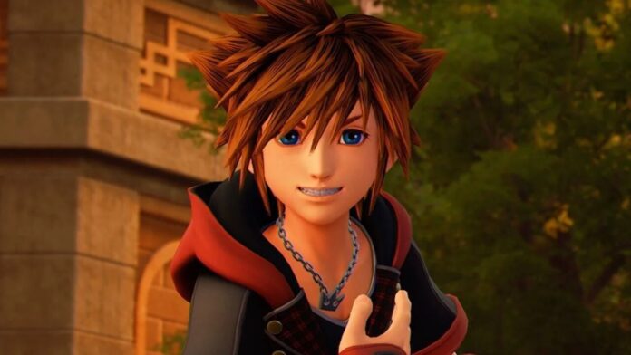 Este é um perfeito cosplay do Sora de Kingdom Hearts 2