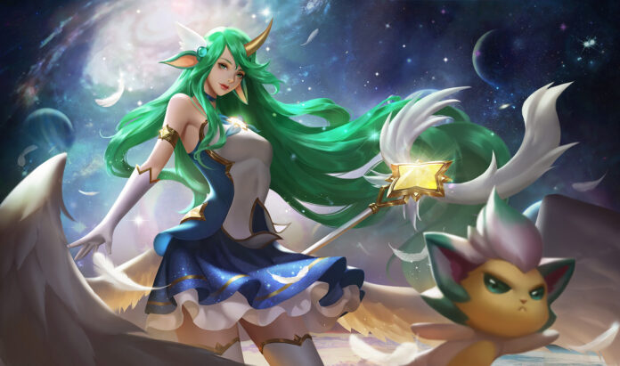 Skin da Soraka Guardiã Estelar de League of Legends ganha vida através de um surreal cosplay