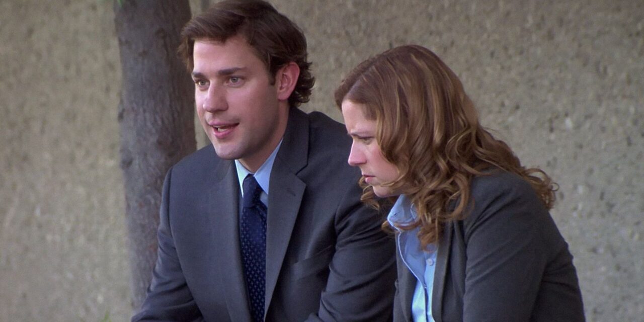 Em qual episódio de The Office Pam descobre que Michael está ficando com a mãe dela?