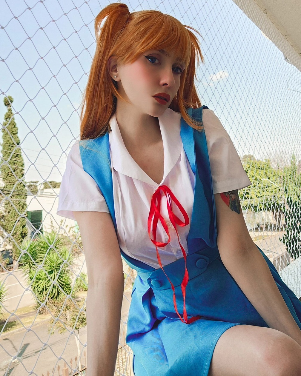 Brasileira mahoualien fez um belíssimo cosplay da Asuka de Neon Genesis Evangelion