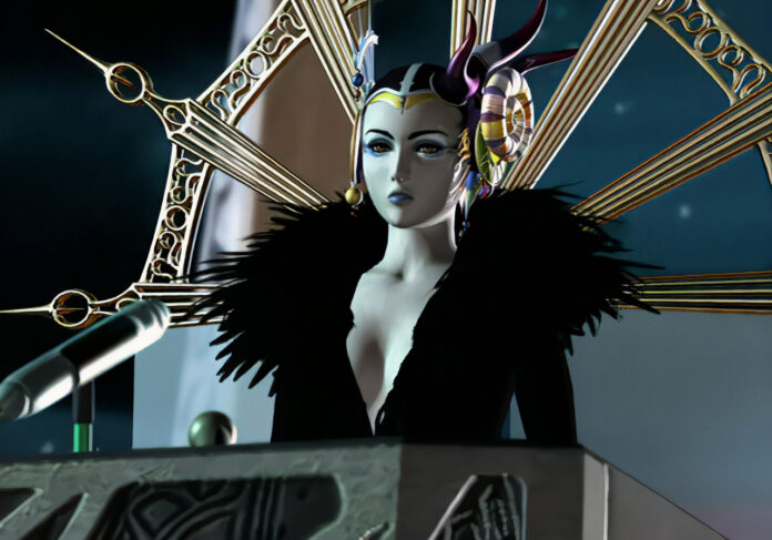 Este é um imponente cosplay da Edea Kramer de Final Fantasy VIII