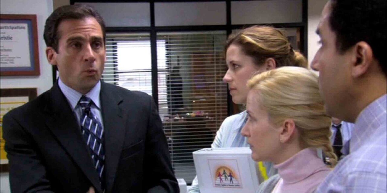 Em qual episódio de The Office acontece a resolução de conflitos?