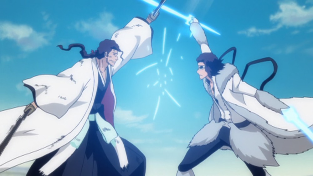 bleach kyoraku vs starrk